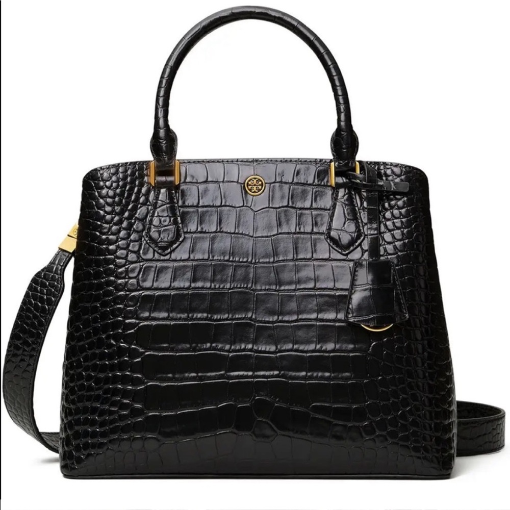 Robinson Embossed Leather 3-Compartment Tote Bag